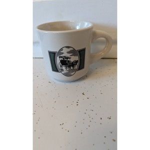 SHAVING MUG HORSE & WAGON SCENE